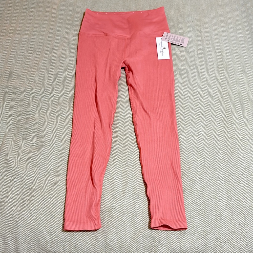 NWT Spiritual Gangster Love Sculpt 7/8 Legging Flamingo Pink M/L
